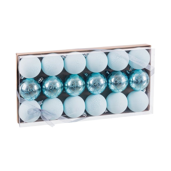 BigBuy Home Boules de Noël Bleu Plastique Ø 4 cm (18 Unités) BigBuy Home Boules de Noël Bleu Plastique Ø 4 cm (18 Unités)