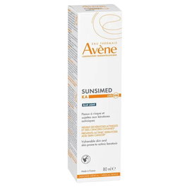 Avène Crème Photoprotectrice SUNSIMED SPF50+ 80ml - Protection Solaire Peaux Sensibles, Protection ADN