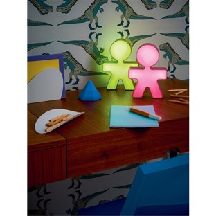 Alessi AKK86 LGR Lampe de table design GIROTONDO verte - Figurine King-Kong par Stefano Giovannoni et Guido Venturini