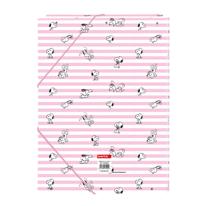 SAFTA Chemise A4 Snoopy avec rabats