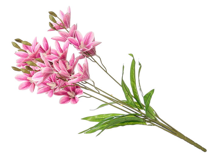 Ibergarden Vara 5 Branches 20 Fleurs Lila 55 cm Plastique (Set de 12)