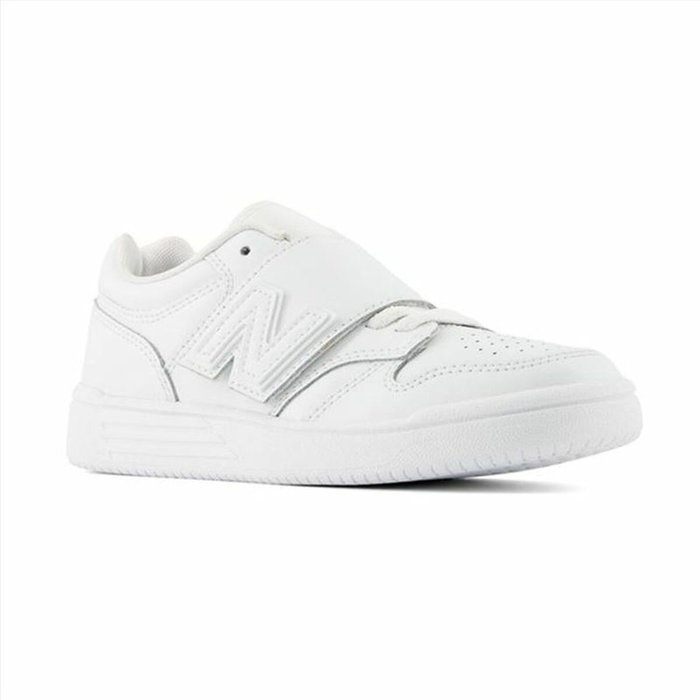 Chaussures casual enfant New Balance 480 Bungee Lace Blanc Chaussures casual enfant New Balance 480 Bungee Lace Blanc