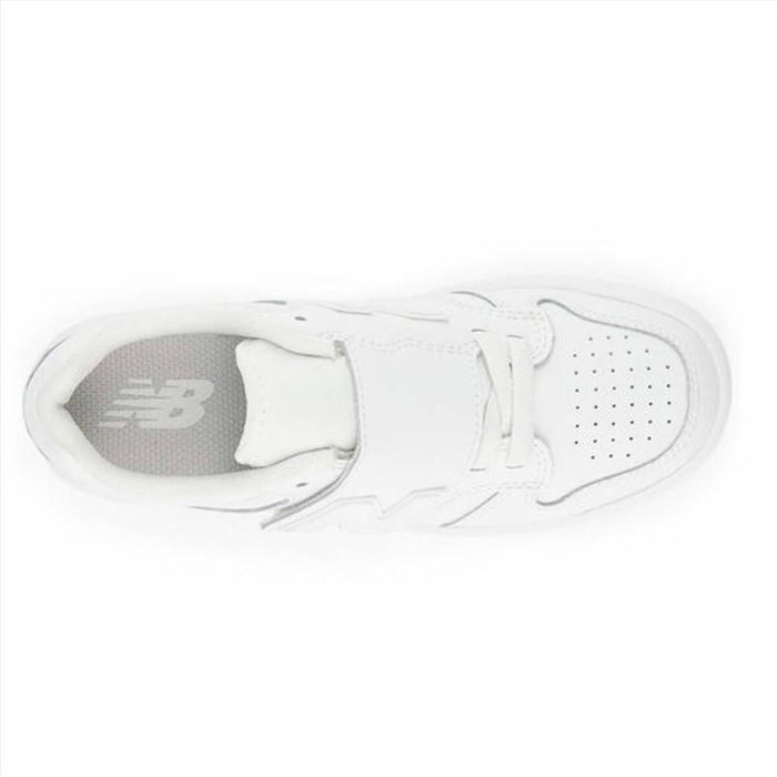Chaussures casual enfant New Balance 480 Bungee Lace Blanc Chaussures casual enfant New Balance 480 Bungee Lace Blanc