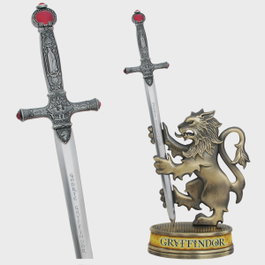 The Noble Collection Harry Potter Coupe-papier Lion de Gryffondor, 23 cm, Métal