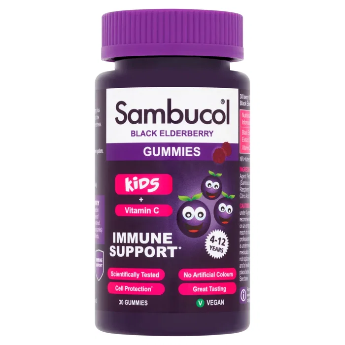 Sambucol Kids Sureau noir et vitamine C 30 pièces Sambucol Kids Sureau noir et vitamine C 30 pièces