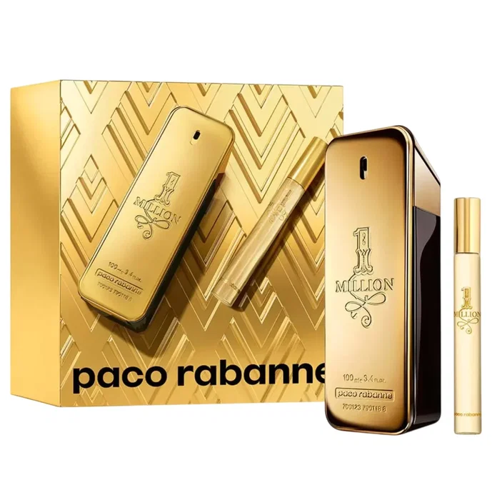 Paco Rabanne Coffret 1 Million Eau De Toilette Pour Homme - 100 ml + 10 ml Paco Rabanne Coffret 1 Million Eau De Toilette Pour Homme - 100 ml + 10 ml