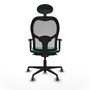 Piqueras y Crespo Chaise de Bureau 1D036G1 Turquoise