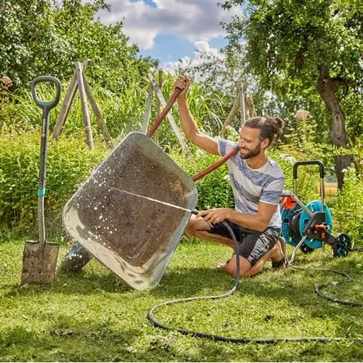 GARDENA Kit Tuyau Liano Life 30m - Tuyau d'arrosage souple, 30 m, Ø int. 13 mm, résistant à la pression 22 bar, gel et UV