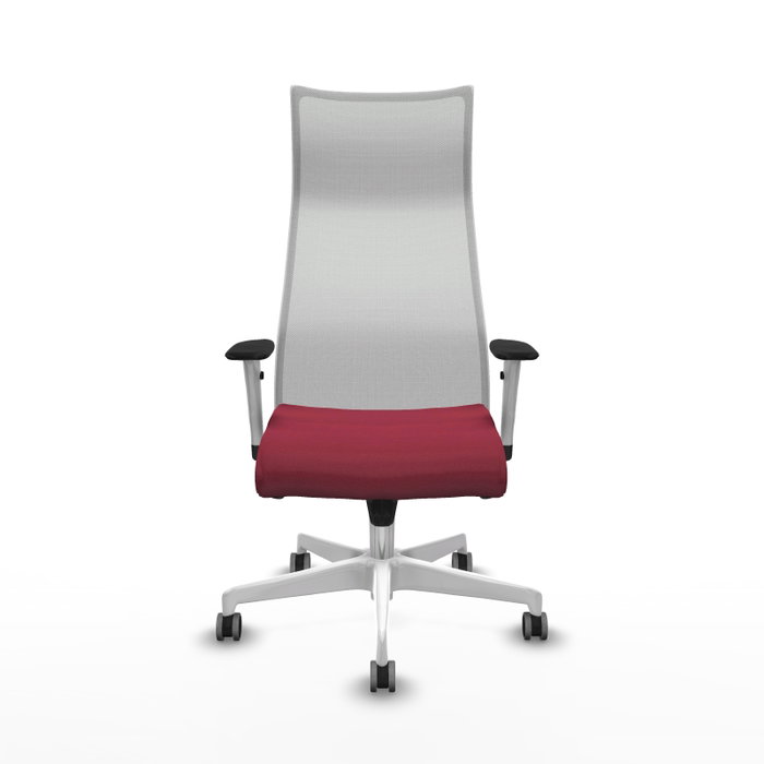Piqueras y Crespo Chaise de Bureau Albacete Granat et Blanc Piqueras y Crespo Chaise de Bureau Albacete Granat et Blanc