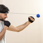 Pack Kit de Balles d’Entraînement et de Réflexe et Machine de Boxe Musicale Rechargeable InnovaGoods