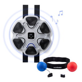 Pack Kit de Balles d’Entraînement et de Réflexe et Machine de Boxe Musicale Rechargeable InnovaGoods