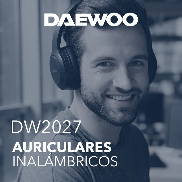 DAEWOO Écouteur à serre-tête Bluetooth bleu