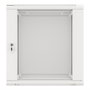 Lanberg WF01-6612-10S Baie murale 12U 600x600x368 mm Gris avec serrure panneaux métal IP20