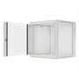 Lanberg WF01-6612-10S Baie murale 12U 600x600x368 mm Gris avec serrure panneaux métal IP20