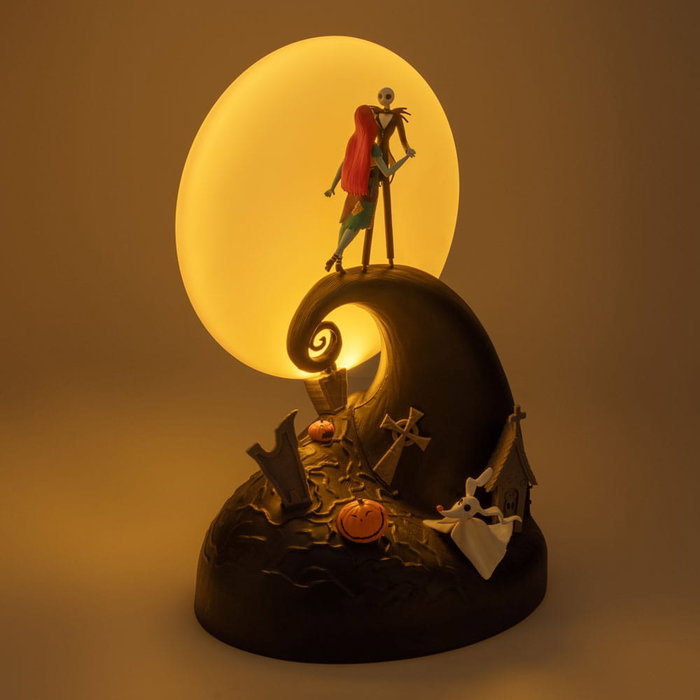 Paladone Products L'étrange Noël de Mr. Jack lampe diorama Jack & Sally