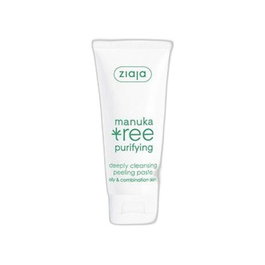 ZIAJA Pâte Exfoliante Visage 75 ml avec Miel de Manuka - Soin Purifiant et Nettoyant