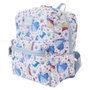 LOUNGEFLY Mini Sac à Dos Nylon 24cm Design Manga - Princesses Disney, Tirants Réglables, Poches Latérales, Fermoirs Métalliques