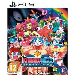 Just For Games KinnikuNeko Super Muscle Cat - Jeu de plateforme 2D d'aventure et d'action sur PS5 - Inspiré des animes 90s