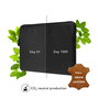 dbramante1928 Skagen Pro+, Housse d'ordinateur en cuir pleine fleur avec protection rembourrée pour MacBook Pro/Air 13" (2020) - Noir, poche frontale