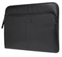 dbramante1928 Skagen Pro+, Housse d'ordinateur en cuir pleine fleur avec protection rembourrée pour MacBook Pro/Air 13" (2020) - Noir, poche frontale