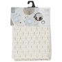 Home Deco Factory Nappe Dorée Motif Géométrique 140x250 cm