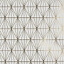 Home Deco Factory Nappe Dorée Motif Géométrique 140x250 cm