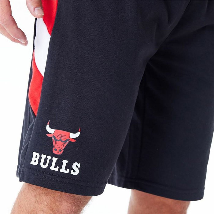 Short de Sport New Era NBA Chicago Bulls Noir