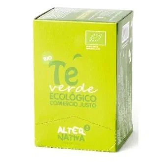 Alternativa 3 Thé Vert Bio 20 Sachets 1.5 g - Commerce Équitable, Enveloppes Biodegradables Alternativa 3 Thé Vert Bio 20 Sachets 1.5 g - Commerce Équitable, Enveloppes Biodegradables