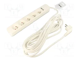 KERG Rallonge réseau H05VV-F 3G1,5mm2 1,5m avec interrupteur