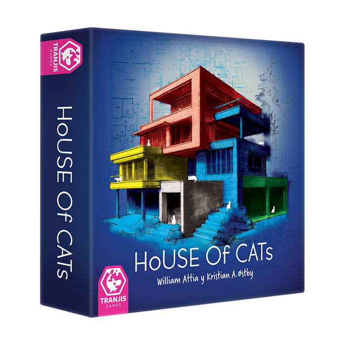 Tranjis Games SL Jeu de Société House of Cats - Roll & Write pour 1 à 6 Joueurs, Partie de 15 Minutes Tranjis Games SL Jeu de Société House of Cats - Roll & Write pour 1 à 6 Joueurs, Partie de 15 Minutes