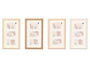 GIFTDECOR Lot de 12 cadres photo verticaux 3 photos - Assortiment de couleurs