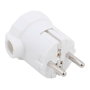 Simon Fiche Schuko 2P+T blanche avec sortie latérale 10/16A 250V