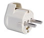 Simon Fiche Schuko 2P+T blanche avec sortie latérale 10/16A 250V