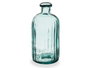 Giftdecor Bouteille Décorative en Verre Hollandais à Rayures 0,7L - Transparent 9x20 cm (Set de 6)
