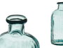 Giftdecor Bouteille Décorative en Verre Hollandais à Rayures 0,7L - Transparent 9x20 cm (Set de 6)