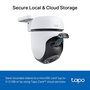 TP-Link Tapo C510W Caméra de sécurité Wi-Fi extérieure avec rotation, 2K, vision nocturne couleur, 360°, détection IA, audio bidirectionnel, IP65