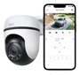 TP-Link Tapo C510W Caméra de sécurité Wi-Fi extérieure 2K, 360°, vision nocturne couleur, IP65, détection de mouvement