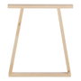 Astigarraga Bok Pieds de table en bois 4 positions 75 x 64 x 5,8 cm pour meuble