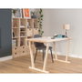 Astigarraga Bok Pieds de table en bois 4 positions 75 x 64 x 5,8 cm pour meuble