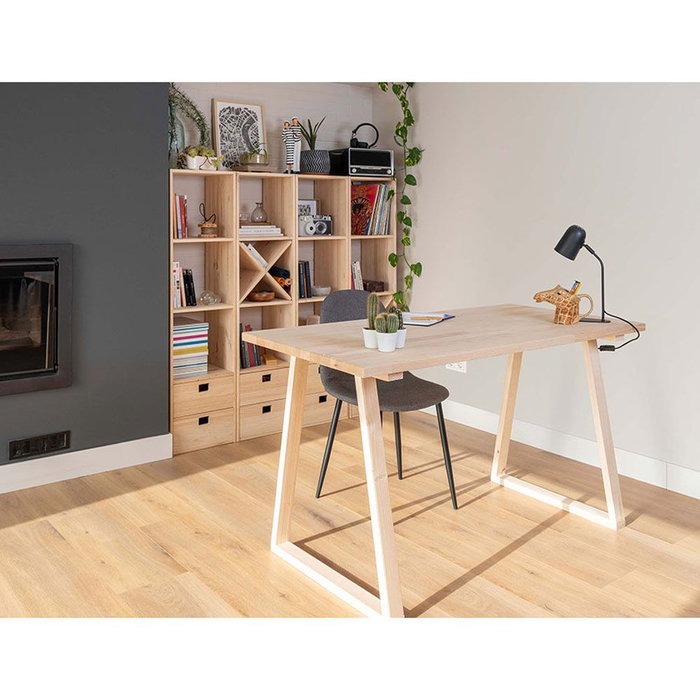 Astigarraga Bok Pieds de table en bois 4 positions 75 x 64 x 5,8 cm pour meuble