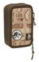 Safta Plumier Triple 37 Pcs Jurassic World, Plumier à trois compartiments, 12.5 x 19.5 x 5.5 cm, pour enfants dès 3 ans