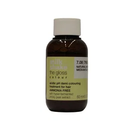 Milk Shake The Gloss Acidic pH Coloration semi-permanente 7.08 Natural Moka Medium Blond 60 ml