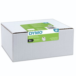 Dymo Étiquettes à usage multiple 32 x 57 mm blanches, lot de 6 packs de 1000