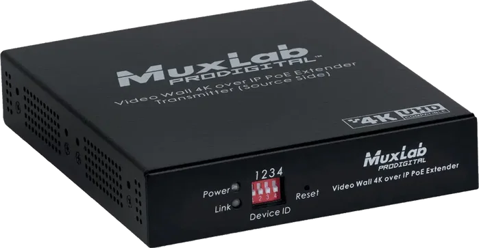 MUXLAB Transmetteur HDMI 4K sur IP avec RJ45, JPG 2000, PoE, 100m