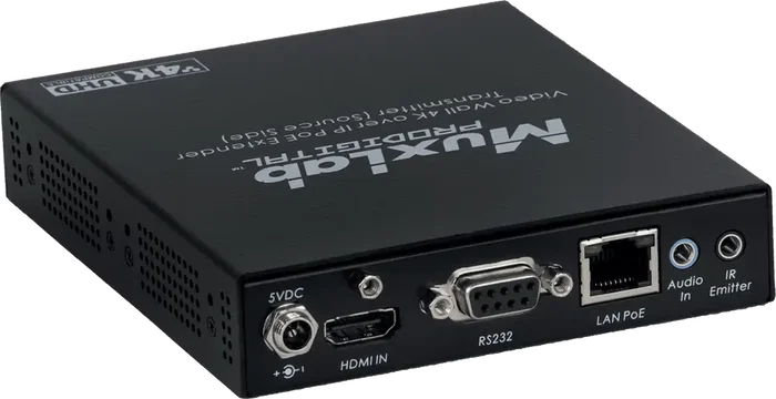 MUXLAB Transmetteur HDMI 4K sur IP avec RJ45, JPG 2000, PoE, 100m