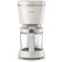 Philips HD5120/00 Cafetière filtre 1.2L 1000W Éco-conçue avec plastique biosourcé, fonction maintien au chaud et verseuse anti-goutte - Blanc mat