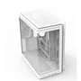 Zalman ZM-P60WH Boîtier PC Blanc ATX Moyen Tour Panoramique avec Verre Trempé Incurvé, 5 Ventilos ARGB 120mm, USB 3.0 Type-C et Audio HD