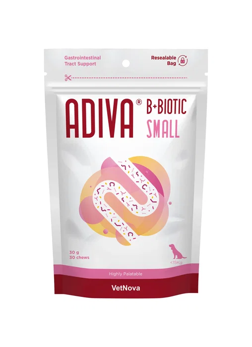 Vetnova ADIVA B+BIOTIC SMALL 30chews Vetnova ADIVA B+BIOTIC SMALL 30chews