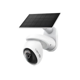 TP-Link Kit Caméra de Surveillance 4K Solaire WiFi Tapo C660 KIT, Détection IA, Vision Nocturne, Audio Bidirectionnel, Extérieur IP65
