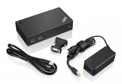 Lenovo ThinkPad USB 3.0 Pro Dock, Black Lenovo ThinkPad USB 3.0 Pro Dock, Black